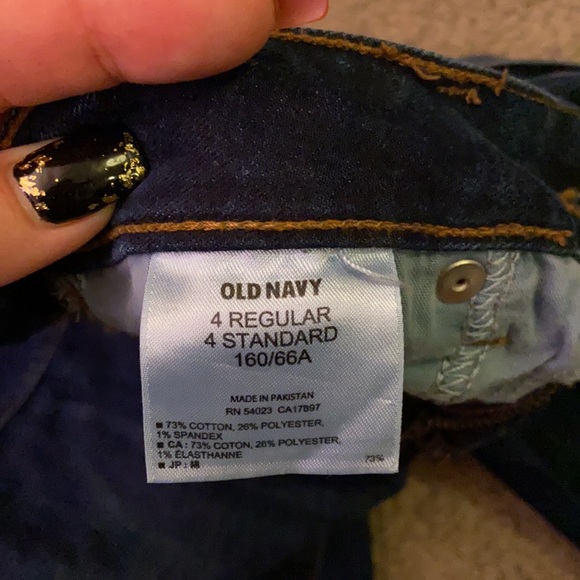 Skinny jeans old navy ripped size 4 regular - Picture 3 of 3